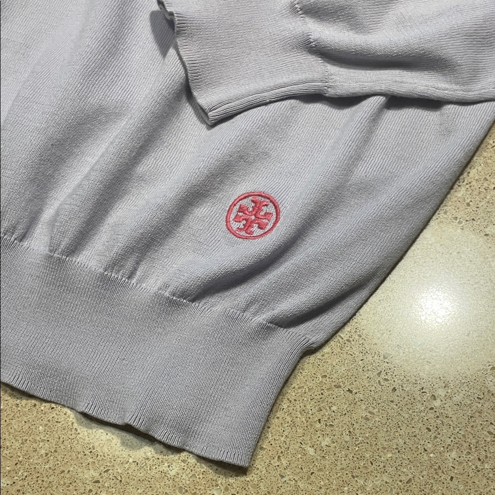 Tory Burch Lavender Crewneck Sweater - Picture 3 of 7